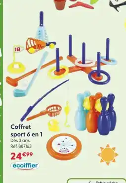 JouéClub ÉCOIFFIER Coffret sport 6 en 1 offre
