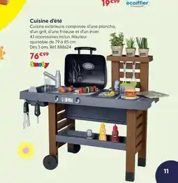 JouéClub SMOBY Cuisine d'été offre