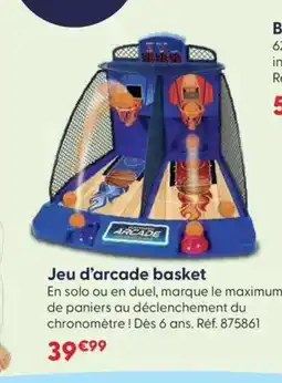 JouéClub Jeu d'arcade basket offre