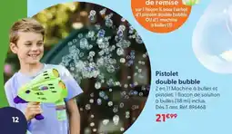JouéClub Pistolet double bubble offre