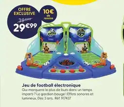 JouéClub Jeu de football électronique offre