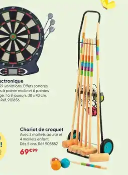 JouéClub Chariot de croquet offre