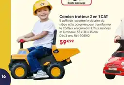 JouéClub Camion trotteur 2 en 1 offre