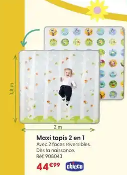 JouéClub CHICCO Maxi tapis 2 en 1 offre