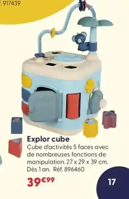 JouéClub Explor cube offre