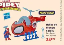 JouéClub Hélico de l'équipe Spidey offre