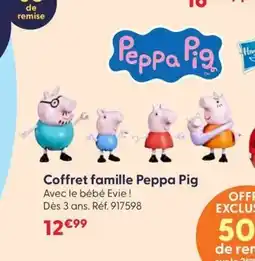 JouéClub PEPPA PIG Coffret famille offre