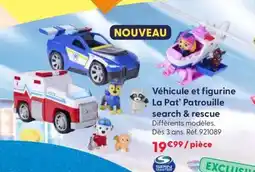 JouéClub Véhicule et figurine La Pat' Patrouille search & rescue offre