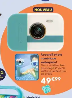 JouéClub CANAL TOYS Appareil photo numérique waterproof offre
