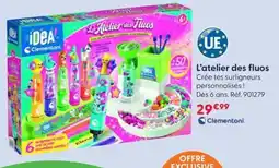 JouéClub CLEMENTONI L'atelier des fluos offre