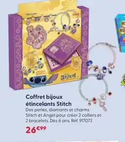 JouéClub Coffret bijoux étincelants Stitch offre