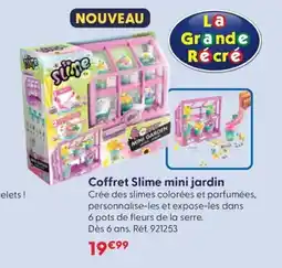 JouéClub Coffret Slime mini jardin offre