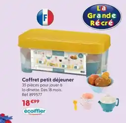 JouéClub ÉCOIFFIER Coffret petit déjeuner offre