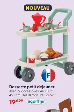 JouéClub ÉCOIFFIER Desserte petit déjeuner offre