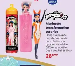 JouéClub Marinette transformation surprise offre