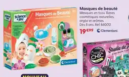 JouéClub CLEMENTONI Masques de beauté offre
