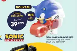 JouéClub SONIC THE HEDGEHOG Sonic radiocommandé offre