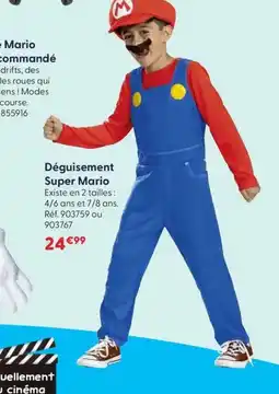 JouéClub Déguisement Super Mario offre