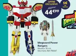 JouéClub Megazord Power Rangers offre