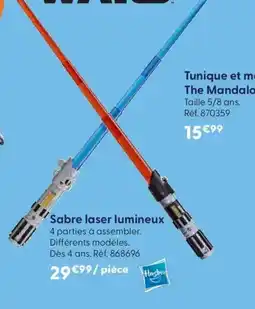 JouéClub HASBRO Sabre laser lumineux offre