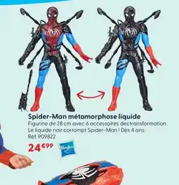 JouéClub HASBRO Spider-Man métamorphose liquide offre