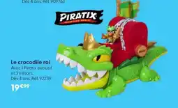 JouéClub PIRATIX Le crocodile roi offre