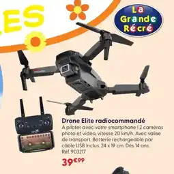 JouéClub Drone Elite radiocommandé offre