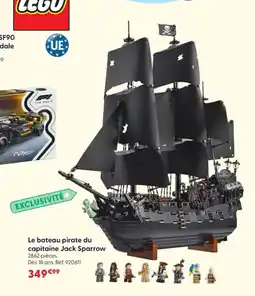 JouéClub Le bateau pirate du capitaine Jack Sparrow offre