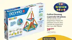 JouéClub Coffret Geomag supercolor 60 pièces offre
