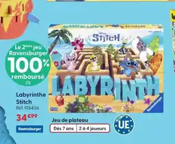 JouéClub Labyrinthe Stitch offre