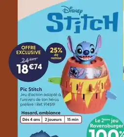 JouéClub Pic Stitch offre