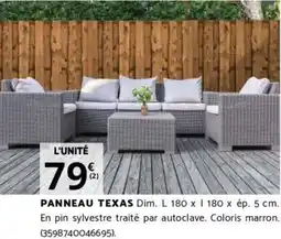 Bricomarché PANNEAU TEXAS offre