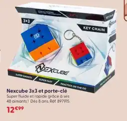 JouéClub Nexcube 3x3 et porte-clé offre