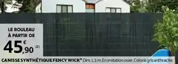 Bricomarché CANISSESYNTHÉTIQUE FENCY WICK offre