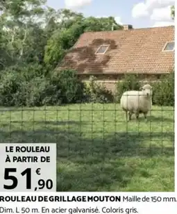 Bricomarché ROULEAU DE GRILLAGE MOUTON offre