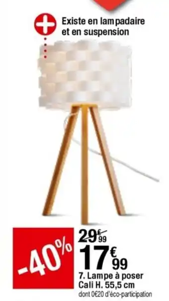 BUT Lampe à poser cali offre