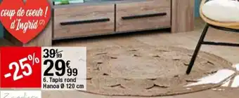 BUT Tapis rond hanoa offre