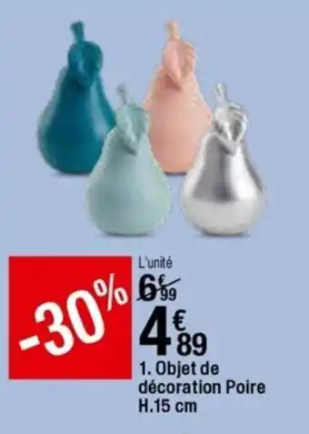 BUT Objet de décoration poire offre