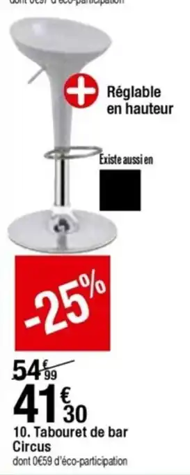 BUT Tabouret de bar circus offre