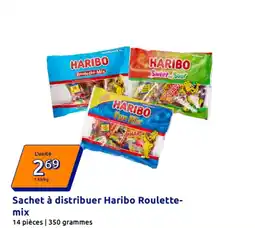 Action HARIBO Sachet à distribuer Roulette- mix offre