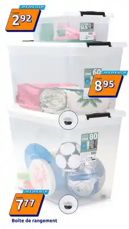 Action Boîte de rangement offre