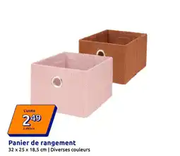 Action Panier de rangement offre