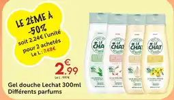 Maxi Bazar Le chat gel douche 300ml offre