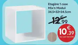 Maxi Bazar Étagère 1 case mix’n modul 34.5×32×34.5cm offre
