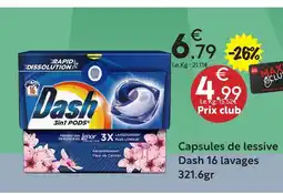 Maxi Bazar Dash capsules de lessive offre