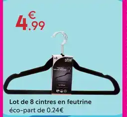 Maxi Bazar 5five lot de cintres en feutrine offre