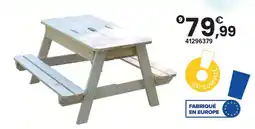 JouéClub Table sable 2 en 1 offre