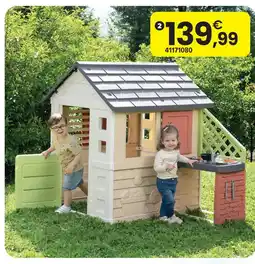 JouéClub Smoby life maison nature + cuisine été offre