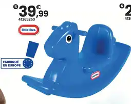 JouéClub Little tikes cheval à bascule - bleu offre