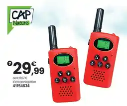 JouéClub Cap nature talkies walkies 3 km offre